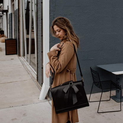 Chic Bow-Tie Satchel