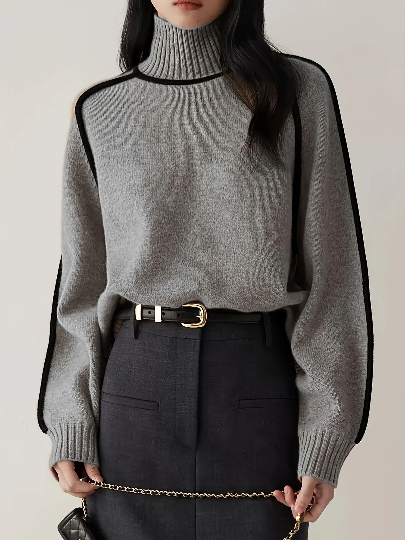 Claire | Eleganter Rollkragenpullover