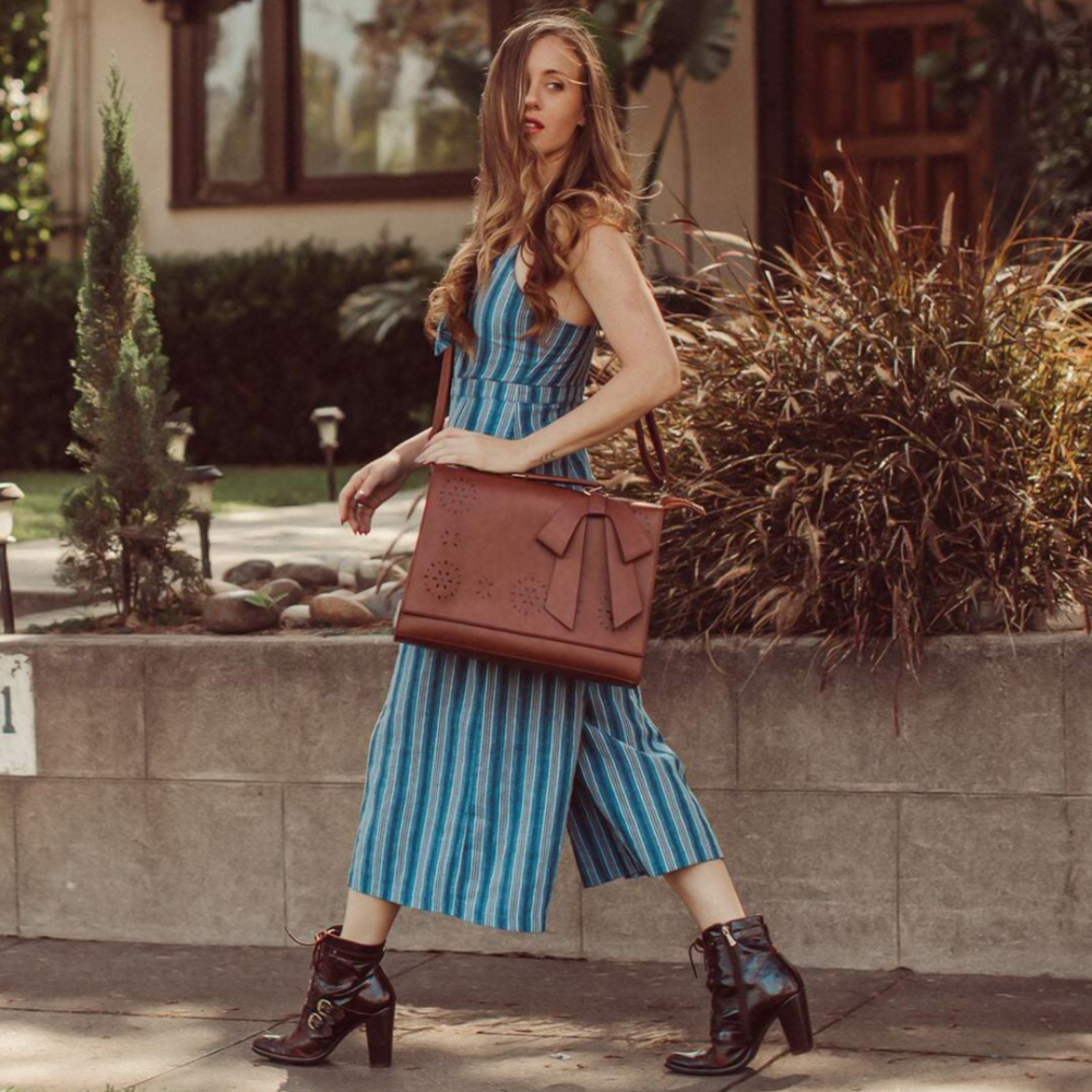 Chic Bow-Tie Satchel