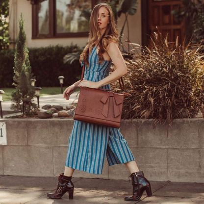 Chic Bow-Tie Satchel