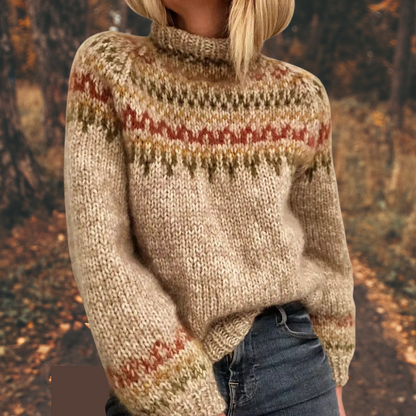 Astrid™ | Damen Nordic Strickpullover