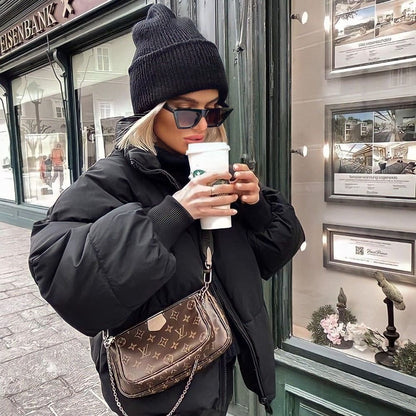 Marcella - Stehkragenjacke mit Reißverschluss