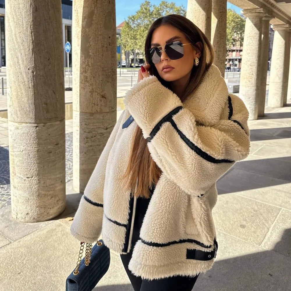 Alexandra | Cozy Teddy Lammy Coat