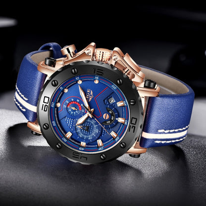 LIGE - Stainless Steel Sports Watch