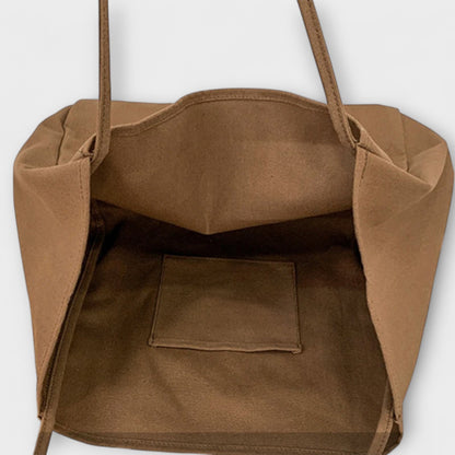 Hochwertige grosse Canvas-Shopper-Tasche