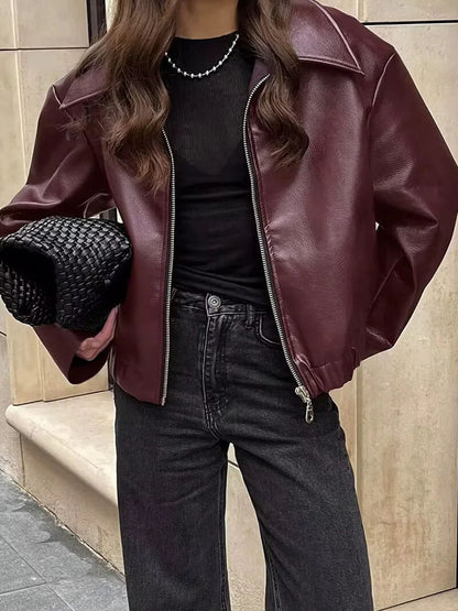 Soumaya | Leather Jacket
