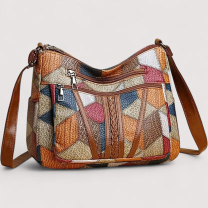 Zara™ | Mosaik-Ledertasche