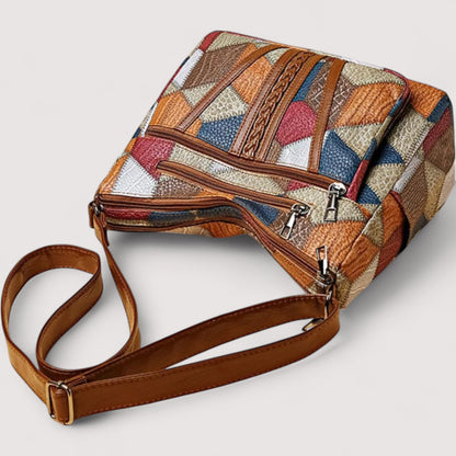 Zara™ | Mosaik-Ledertasche