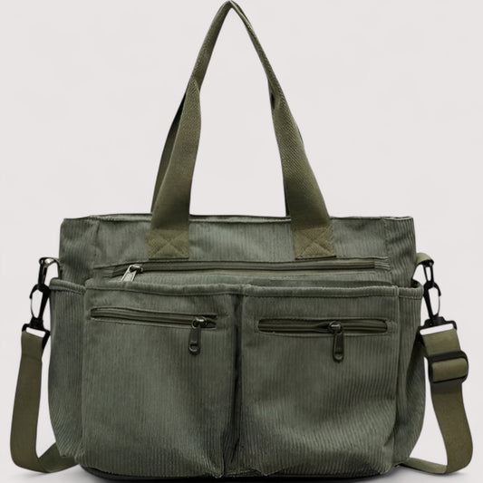 Selma™ | Geräumige Cord-Umhängetasche