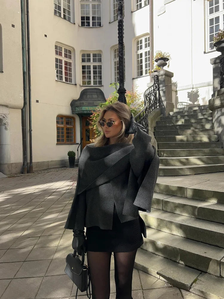 Lucille | Elegant Cape Coat