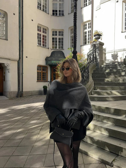 Lucille | Elegant Cape Coat