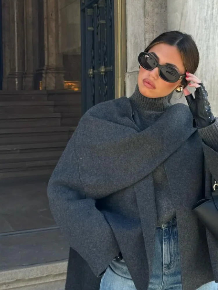 Lucille | Elegant Cape Coat