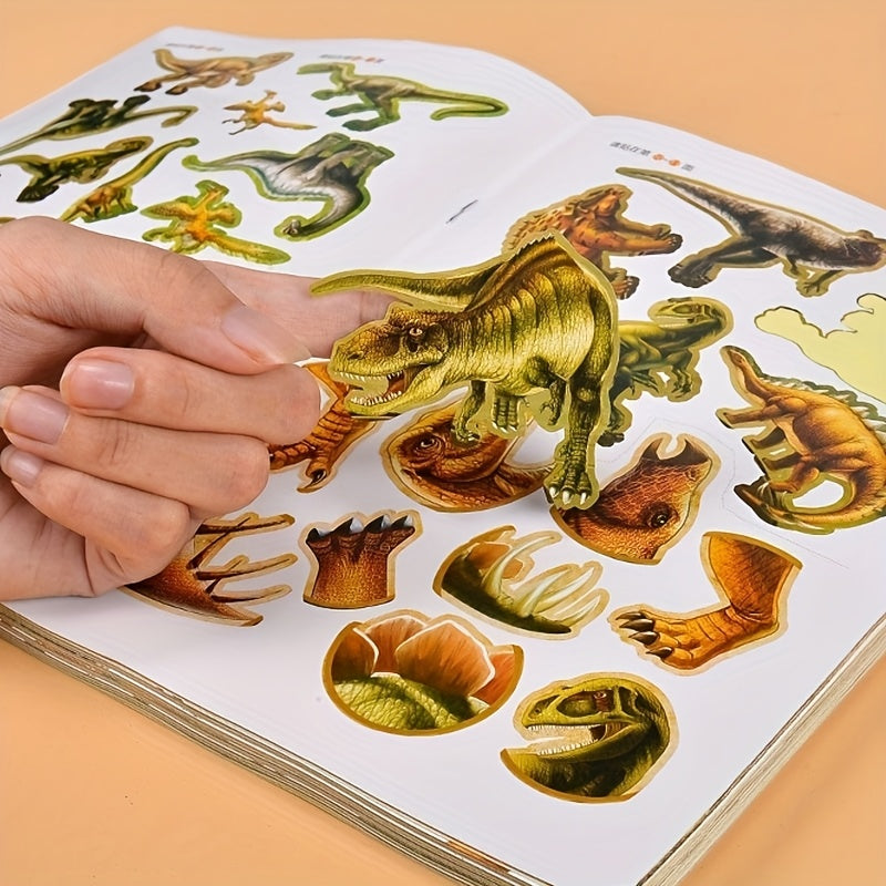 Dinosaurier Stickerbuch für Kinder – Kreativ lernen ohne Bildschirm
