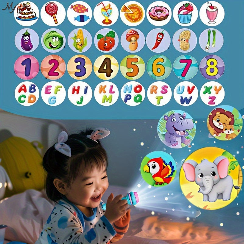 Kinder Projektor Taschenlampe – Lernen wird zum Abendritual