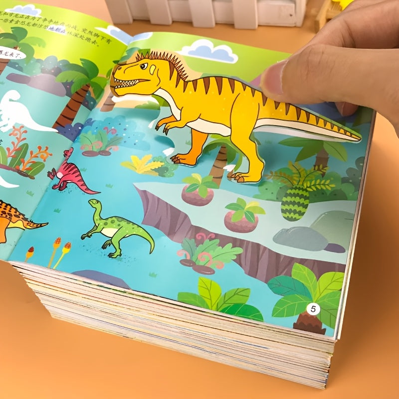 Dinosaurier Stickerbuch für Kinder – Kreativ lernen ohne Bildschirm