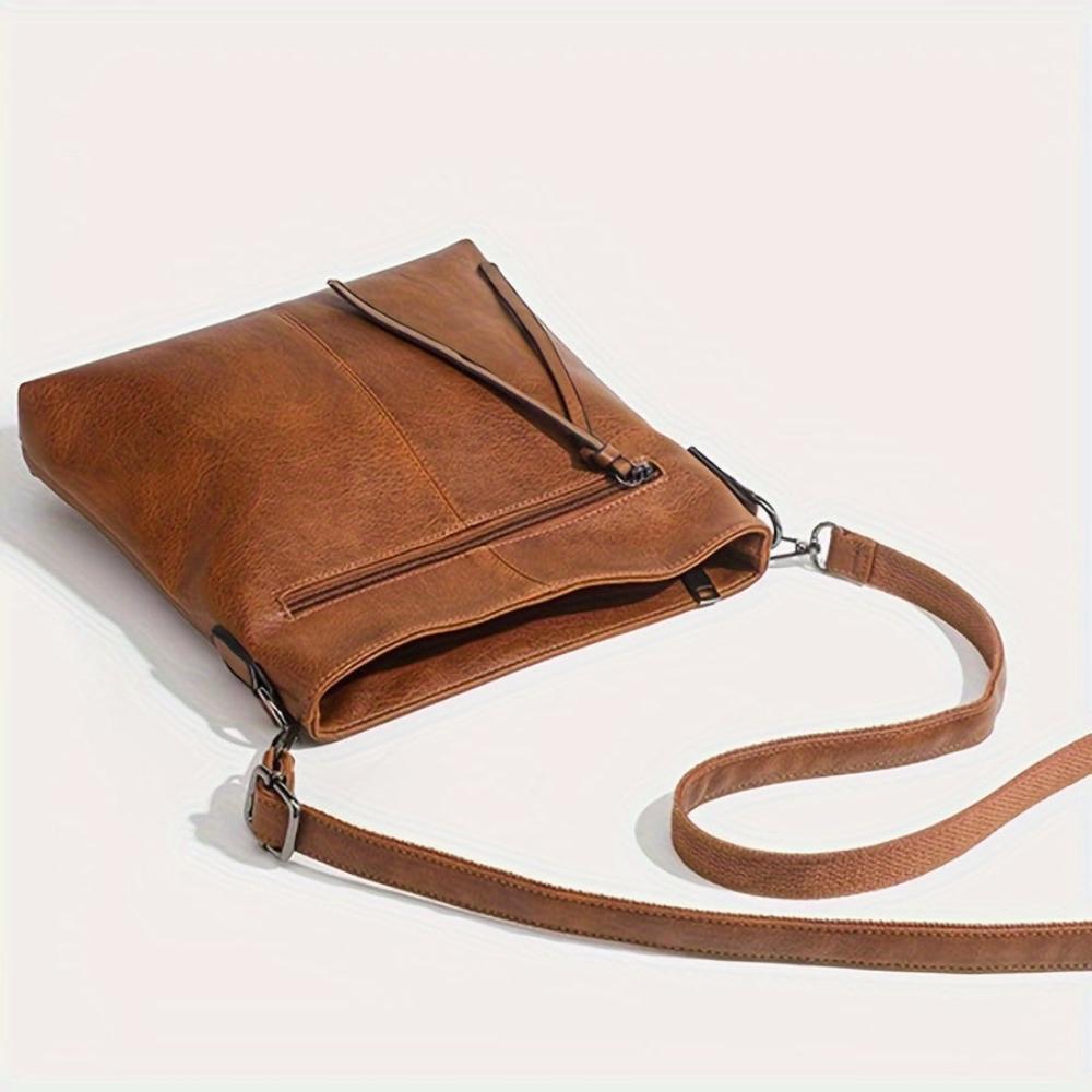 Lena Vintage Square Crossbody Bag