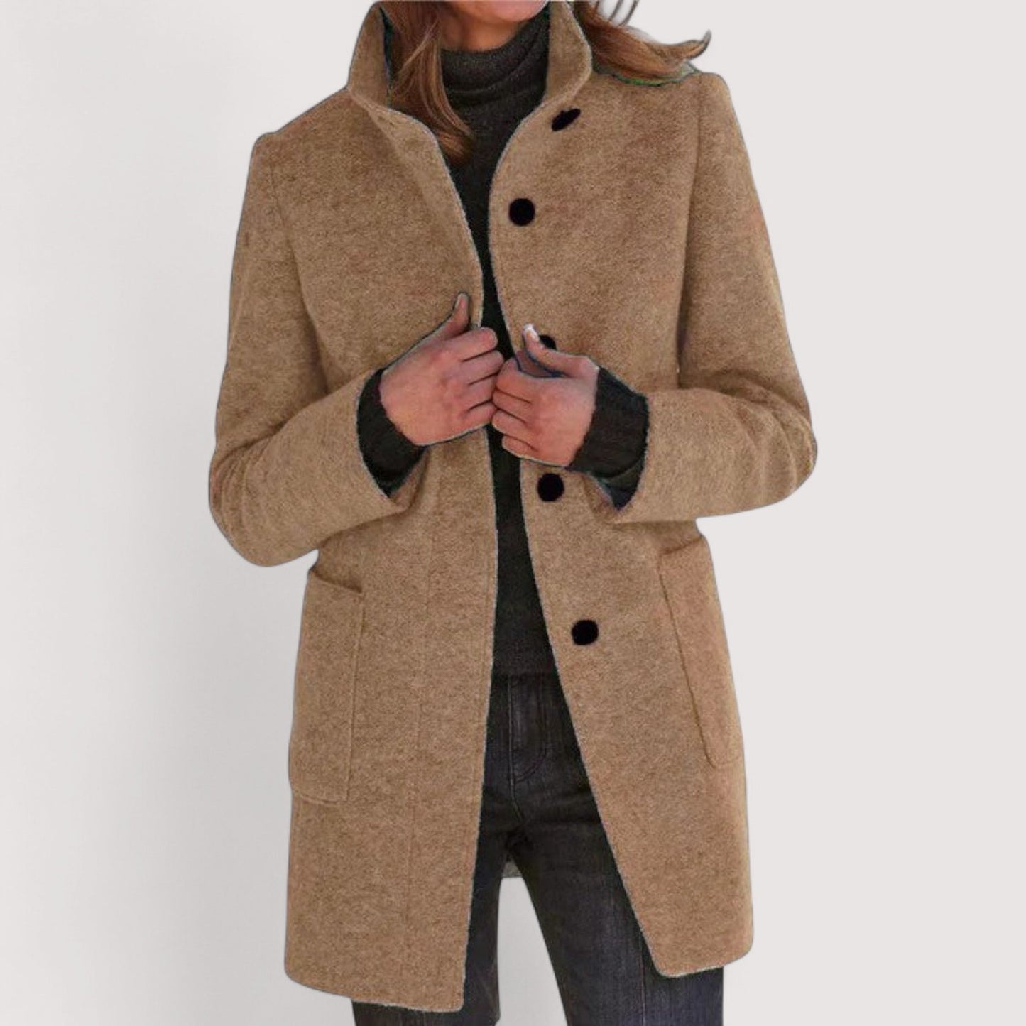 Amina™ | Klassischer Mantel aus Wollmix