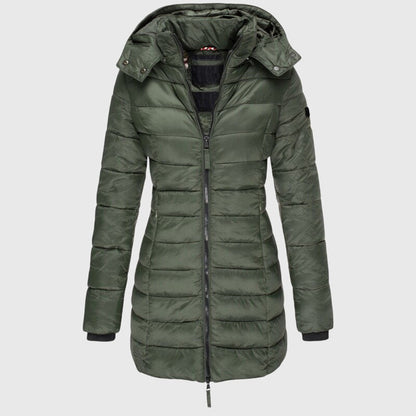 Elise™ - Lange Damen-Daunenjacke