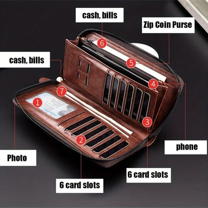 Holden RFID Zip Wallet