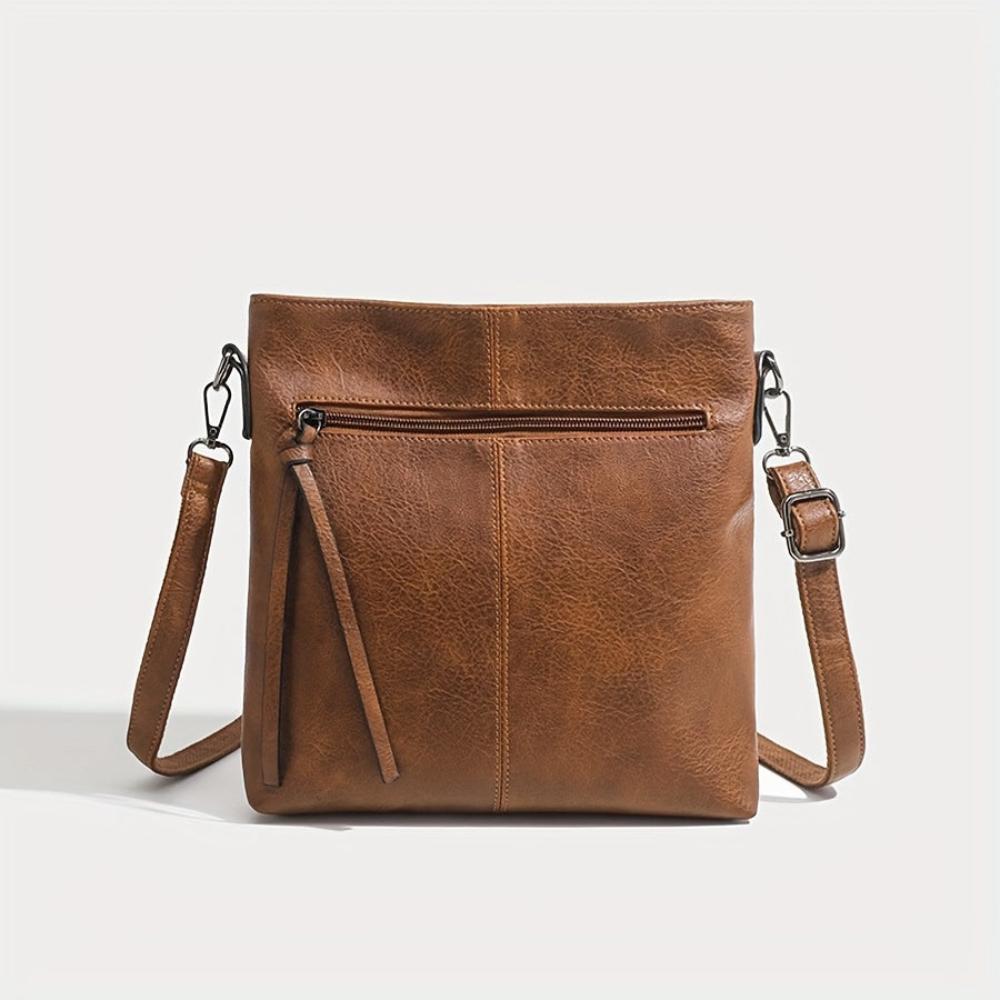 Lena Vintage Square Crossbody Bag