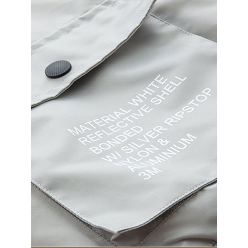 Überdimensionale gefütterte NASA-Druckjacke