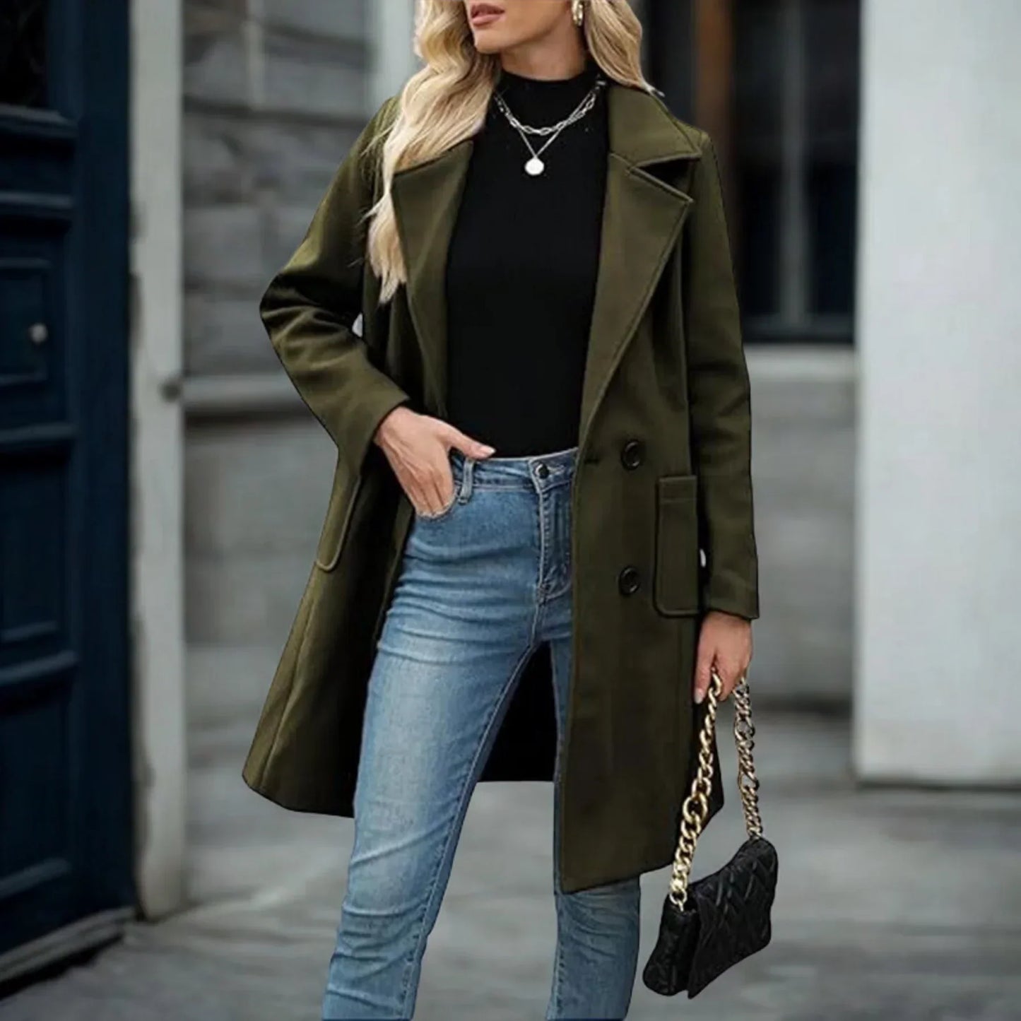 Tina I Lässiger Mantel