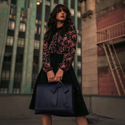 Chic Bow-Tie Satchel