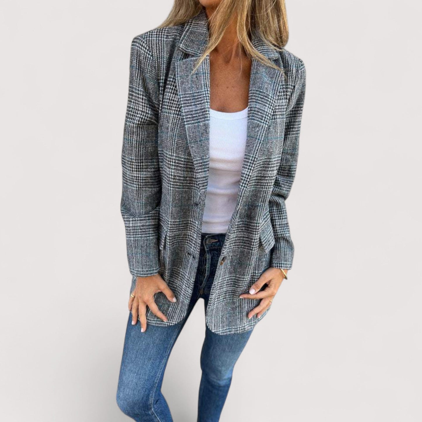 Tiziana™ | Lässiger kariert Blazer