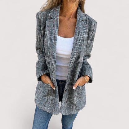 Tiziana™ | Lässiger kariert Blazer