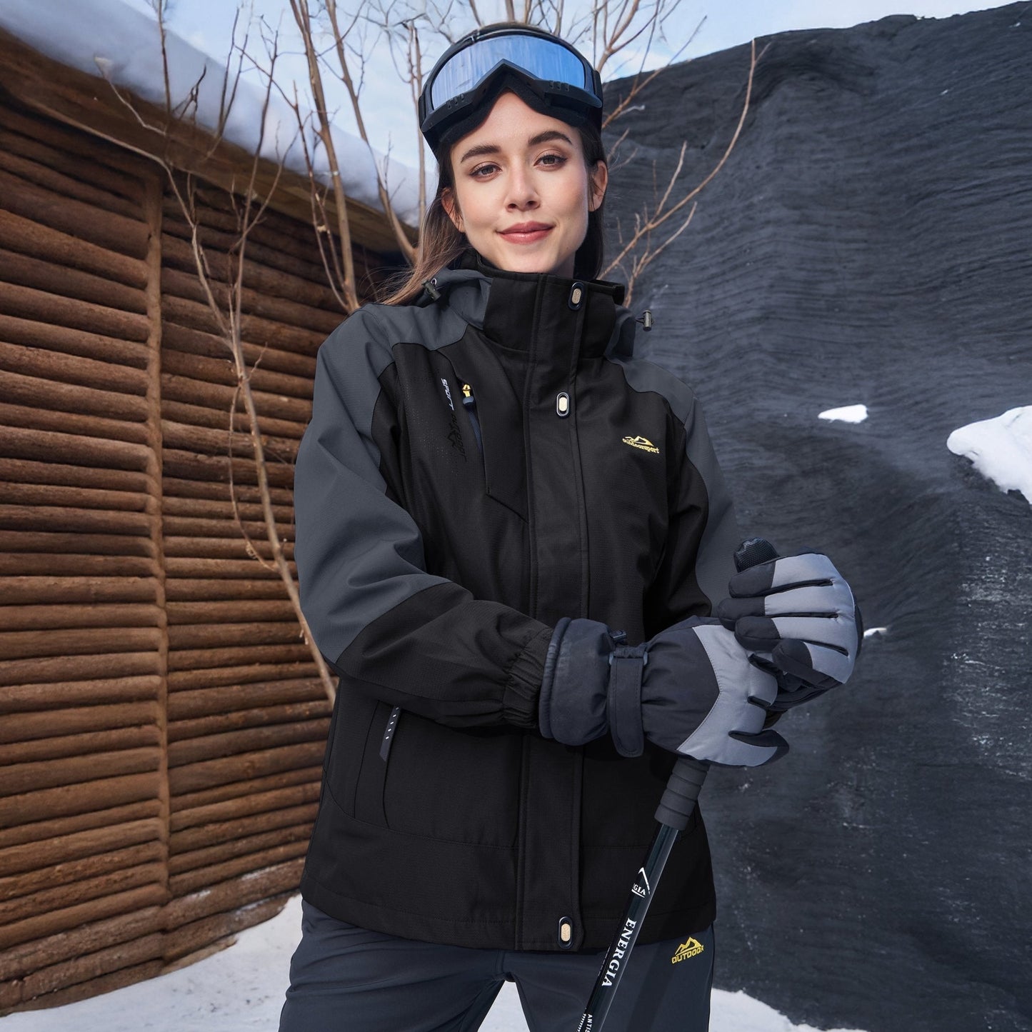 3-in-1 Wasserdichte Fleecejacke