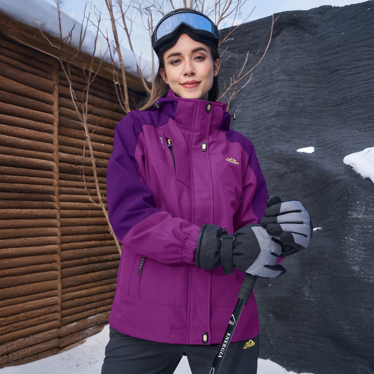 3-in-1 Wasserdichte Fleecejacke